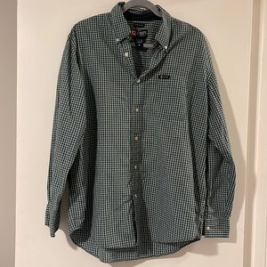 Chaps Easy Care Checked Button Down Shirt